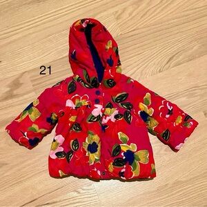 Catimini floral print corduroy jacket 6 months